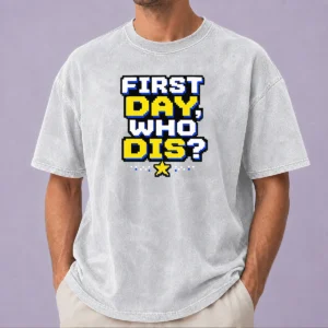 Pretty Back To School Funny Pixel For Students Washed T-Shirt