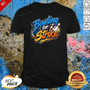 Official Bowling For Strike Typography