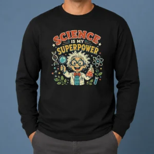 Pretty Science Is My Superpower Vintage Long Sleeve Shirt