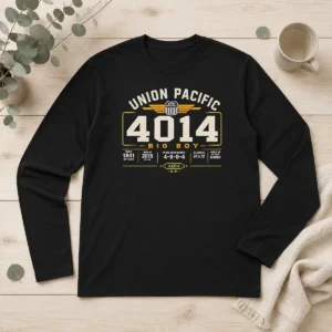 Top Union Pacific 4014 Big Boy Locomotive 4 8 8 4 Train Long Sleeve Shirt