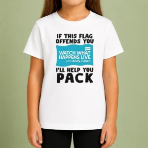 Pretty If This Flag Offends You Watch What Happens Live With Andy Cohen I Will Help You Kids T-Shirt