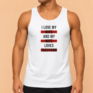 Pretty Official Taehyung BTS I Love My Wife And My Wife Loves Taehyung Tank Top