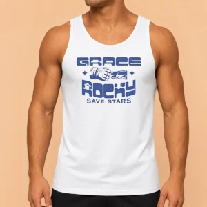 Nice Pretty Grace And Rocky Save Stars Fist Bump Tank Top