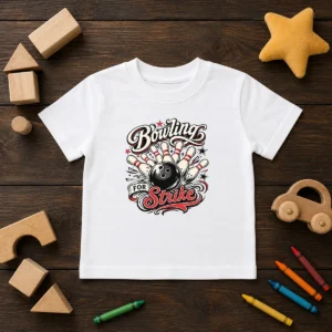Original Bowling For Strike Tattoo Kids T-Shirt