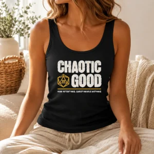 Awesome Chaotic Good Good Intentions Questionable Methods Tank Top