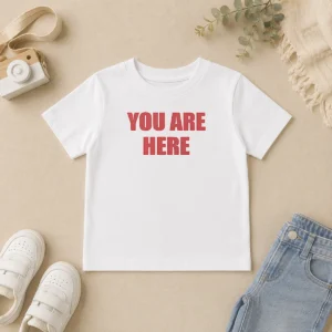 Happy Pretty Cruz Beckham You Are Here Kids T-Shirt