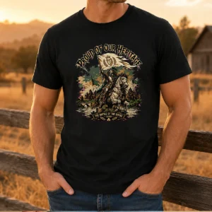 Nice Battle Of The Boyne Heritage Pride t shirt in classic crew neck style with heritage-themed graphic print