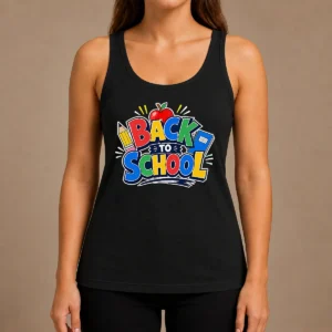 Premium Back To School Excitement Graphic Tank Top