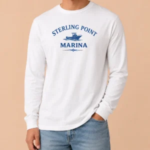Premium Pretty Sterling Point Marina Ellis Long Sleeve Shirt