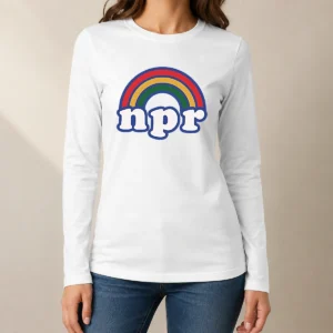 Nice NPR Rainbow Long Sleeve Shirt