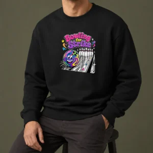 Funny Bowling For Strike Y2K Sweater