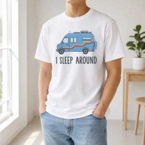 Original Top I Sleep Around Tyler Genocchio