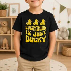 Hot Pretty Everything Is Just Ducky Kids T-Shirt