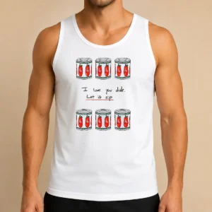 Official The Bear I Love You Dude Let It Rip Tomato Cans Tank Top