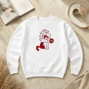 Awesome Cat Wearing Horse Mask This Is My Year Sweater