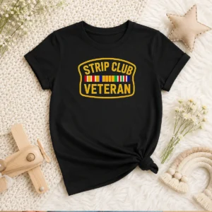 Premium Hot Strip Club Veteran Logo Kids T-Shirt