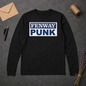 Premium Fenway Park Boston Red Sox Fenway Punk long sleeve shirt in classic fit with team logo