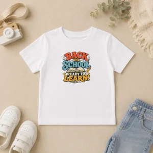 Hot Good Back To School Ready To Learn Vintage Kids T-Shirt