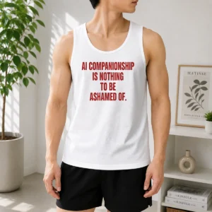Pretty AI Companionship Is Nothing To Be Ashamed Of Tank Top
