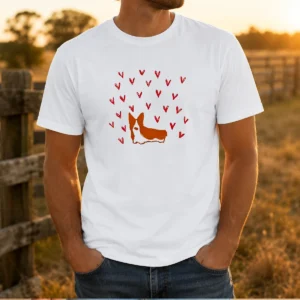 Pretty Cute Corgi Dog Valentines Day