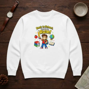 Premium Back To School Pixel Pride Kids Sweater