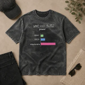 Original Funny What Gives People Power Washed T-Shirt