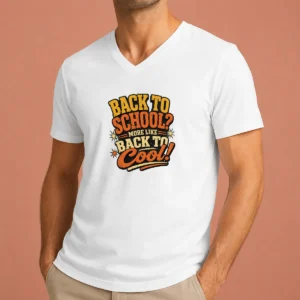 Top Back To School Vintage For Cool Kids V-Neck Shirt
