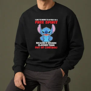 Hot Stitch I Like To Refer To Myself As A Free Spirit Because It Sounds Classier Than Out Of C Sweater