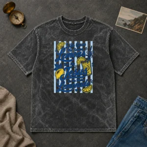 Hot Nice Life Gave Me Lemons Jesus Makes Lemonade Black washed t shirt with bold white lettering on front