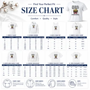 Size chart for Original Well Call Me A Chip And Dip Me In Queso Because I Am Nacho Bitch with measurements in inches and cm