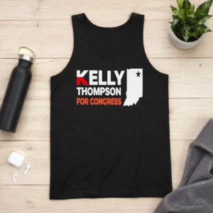 Funny Premium Kelly Thompson For Congress Garment Dyed Tank Top