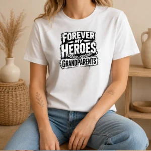 Funny Grandparents Day Heroes Streetwear For Family Gratitud