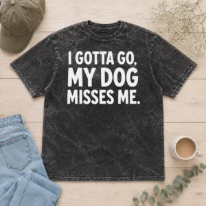 Pretty Stay Back Allergic To People Washed T-Shirt