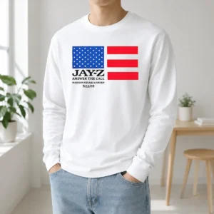 Awesome Jay Z Answer The Call Madison Square Garden 9 11 09 Long Sleeve Shirt