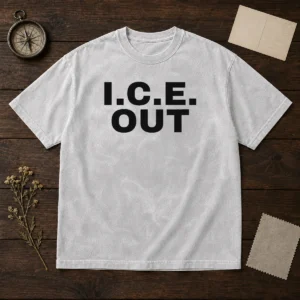Funny Wendy Ortiz ICE Out Washed T-Shirt