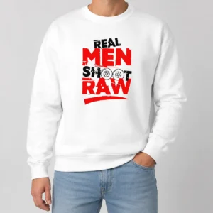 Funny Real Men Shoot Raw Photography Camera Shutter Aperture Sweater