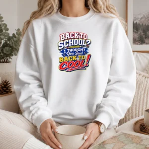 Original Back To School Typography With Cheeky Slogan Sweater