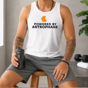 Nice Powered By Astrophage Geek Tank Top