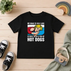 Top Self Love Black Kids T-Shirt