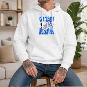 Awesome Snoopy Go Team Argentina World Cup 2026 Hoodie