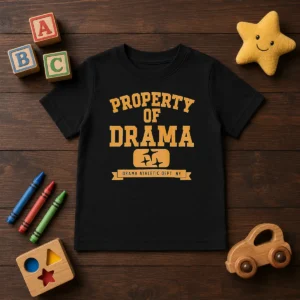 Good Property Of Drama Athletic Dept NY Kids T-Shirt