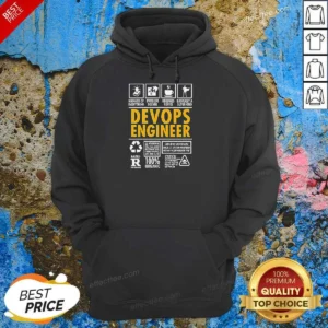Pretty Devops Engineer Humorous Infographic Icons Knower Of Everything Superhero Hoodie