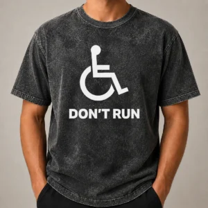 Pretty These Colors Don'T Run Disability Awareness Washed T-Shirt