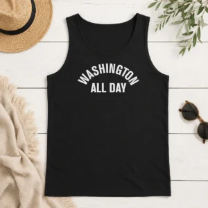 Funny Washington Nationals Baseball All Day Tank Top