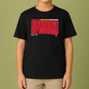 Top Pretty System Of A Down Berlin Germany Olympiastadion On July 8 2026 Down Text Kids T-Shirt