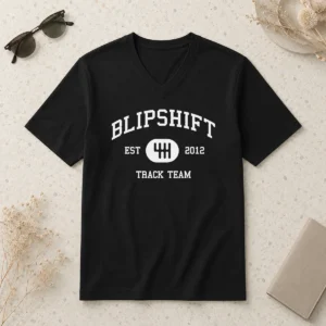 Top Awesome Blipshift Track Team Est 2012 V-Neck Shirt