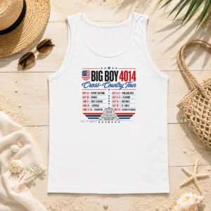 Top Big Boy 4014 Cross Country Tour Event Schedule Tank Top