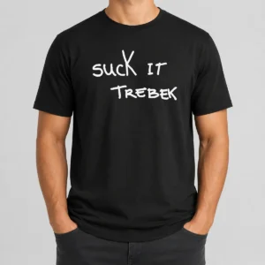 Official Awesome Suck It Trebek Chalk Text