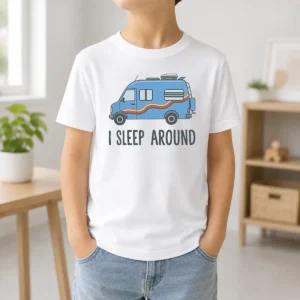Original Top I Sleep Around Tyler Genocchio Kids T-Shirt