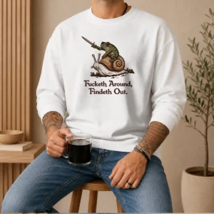 Nice Fucketh Around Geek Sweater